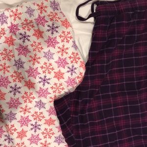 *like new* pajama pants - 2 pairs
